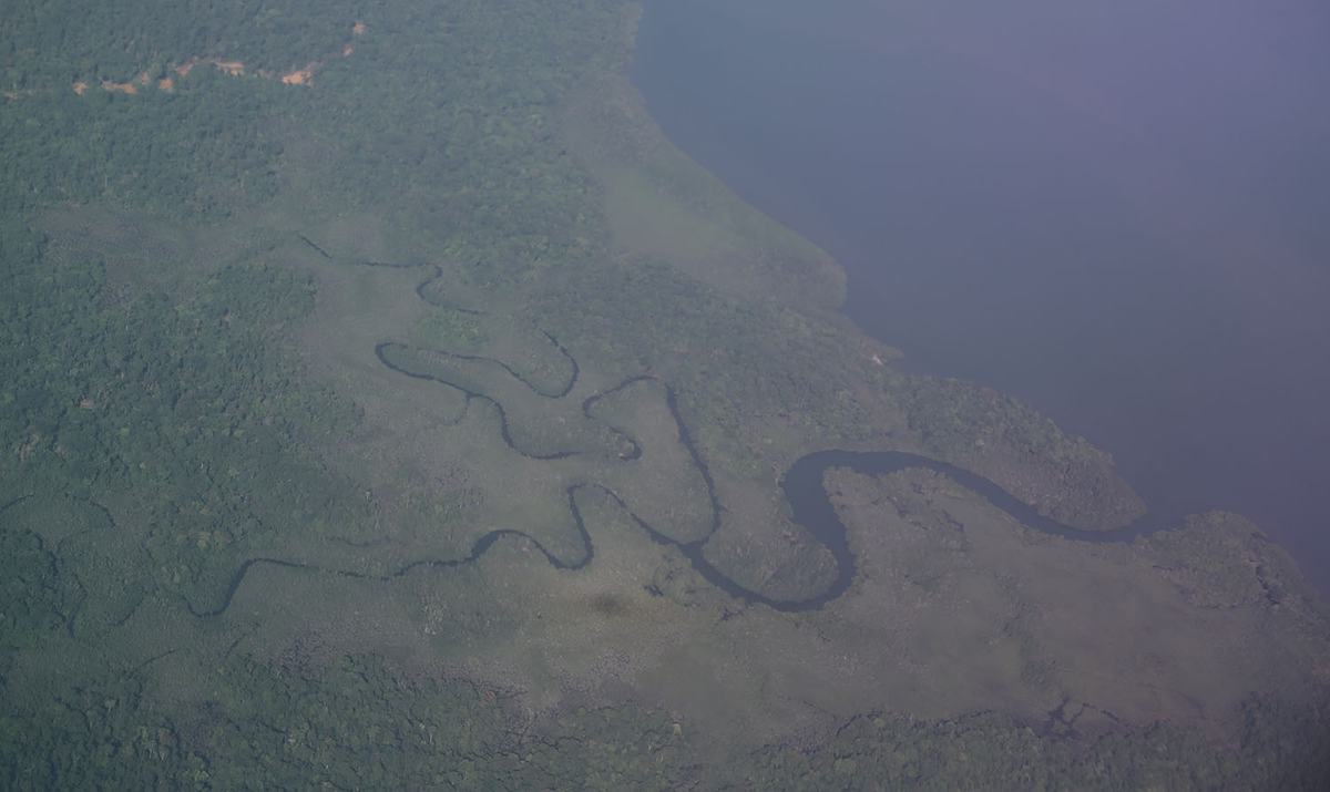 Vue aérienne du Gabon