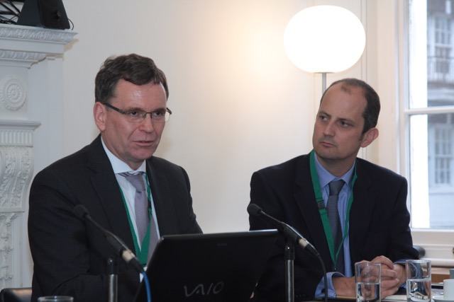 Thomas Duve, Director Southern Africa and Regional Funds KfW Development Bank - and John Lentaigne, Chief Underwriting Officer, ATI