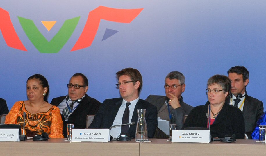 Anne Paugam, directrice de l'Agence Française de Développement et Pascal Canfin, Ministre délégué au Développement