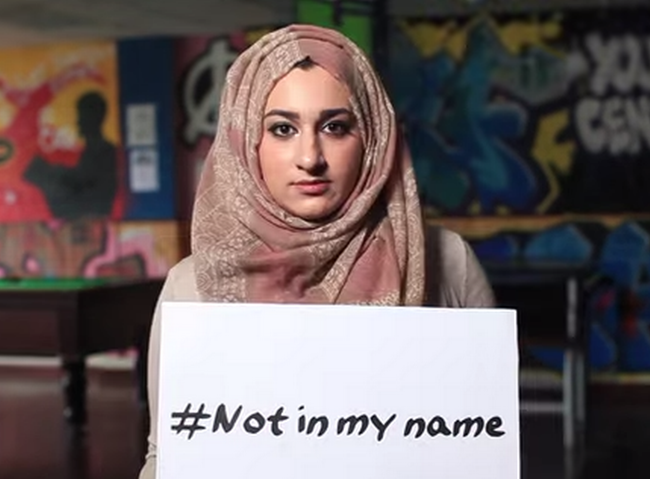 Not in my name - Pas en mon nom