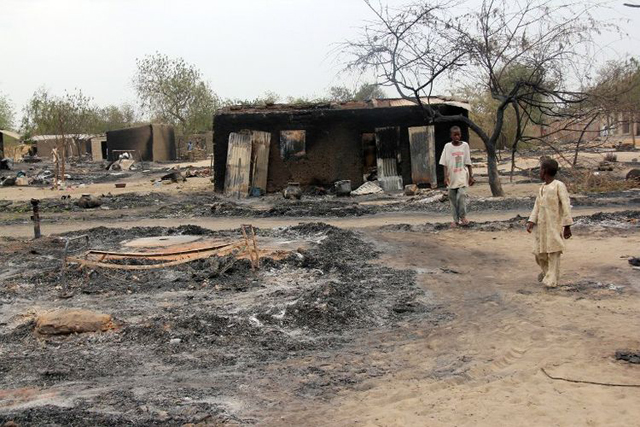 Les alentours de Baga après les assauts de Boko Haram