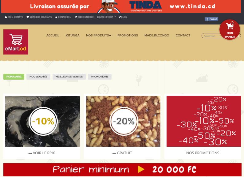 eMart.cd la plateforme de e-commerce en RDC République Démocratique du Congo
