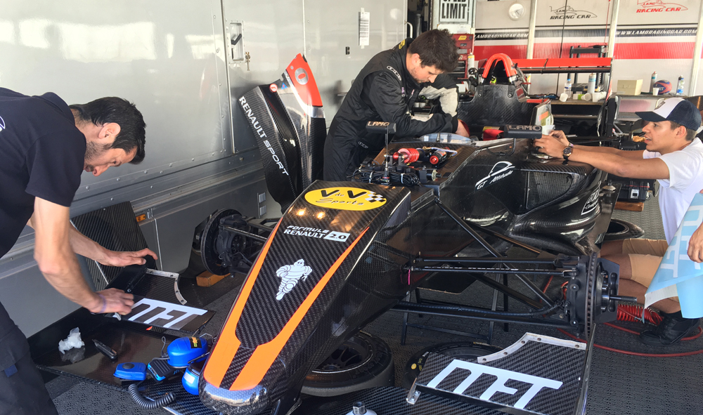 Ludovic Peze avec le Motor Formula Team