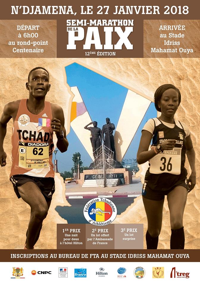 Marathon de Ndjamena au Tchad