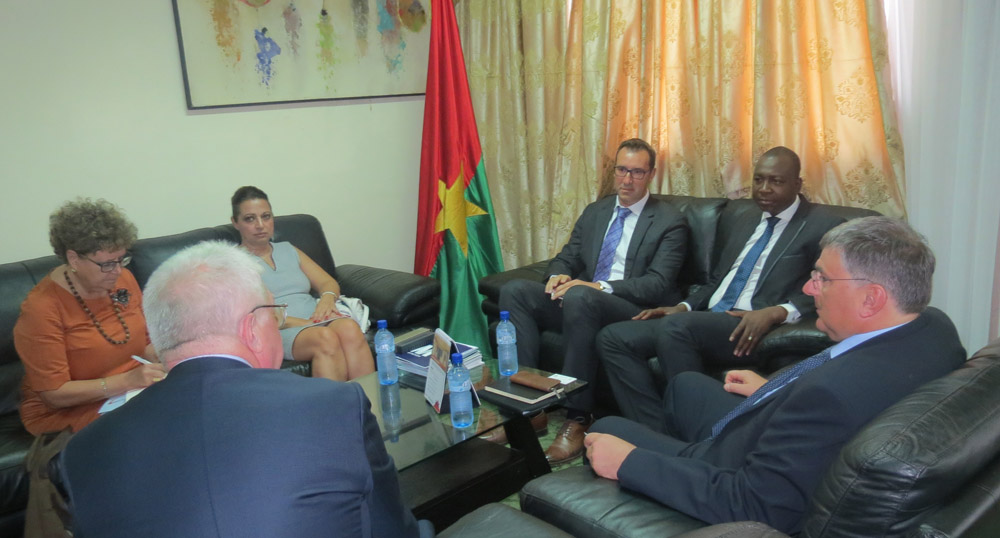 Monsieur le Ministre de l’énergie, Bachir Ismael Ouedraogo, Monsieur André Bouffioux, Siemens, Monsieur Christophe Erny, Mourax Energy